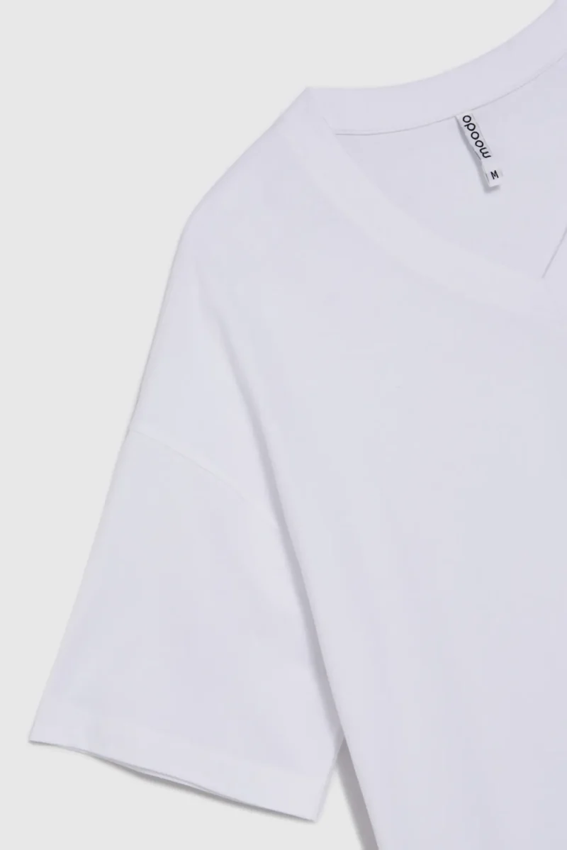 WOMEN'S TSHIRT L-TS-4613 WHITE - Imagen 6