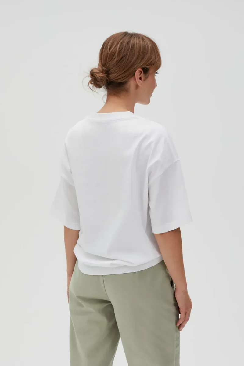 WOMEN'S TSHIRT L-TS-4613 WHITE - Imagen 3