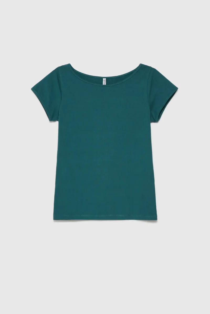 WOMEN'S TSHIRT L-TS-4622 D.GREEN - Imagen 5