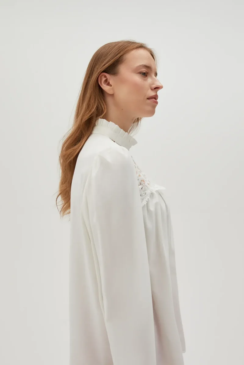 WOMEN'S SHIRT L-KO-4550 OFF WHITE - Imagen 12