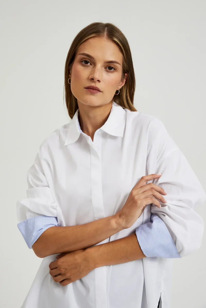WOMEN'S SHIRT L-KO-4602 WHITE - Imagen 18