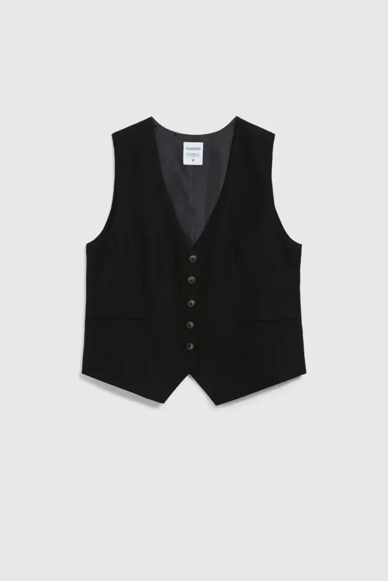 WOMEN'S JACKETS L-KA-4619 BLACK - Imagen 6
