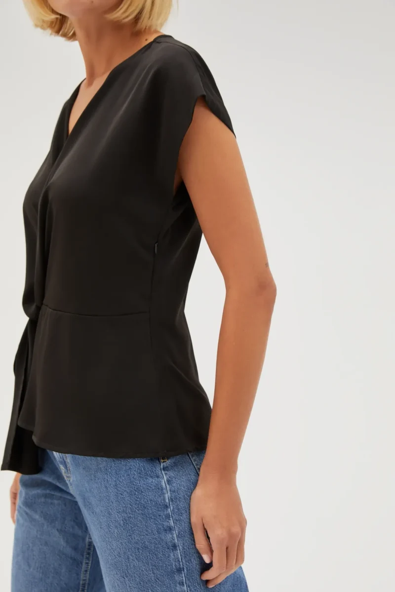 WOMEN'S SHIRT L-KO-4605 BLACK - Imagen 10
