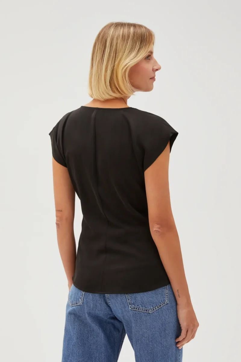 WOMEN'S SHIRT L-KO-4605 BLACK - Imagen 11