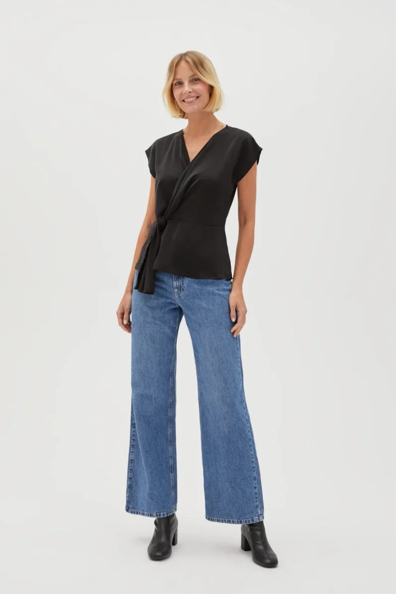WOMEN'S SHIRT L-KO-4605 BLACK - Imagen 5