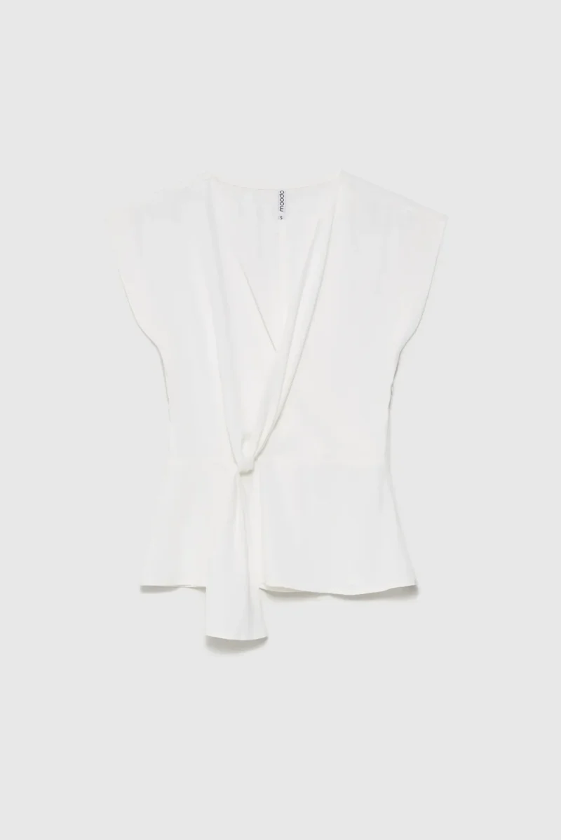 WOMEN'S SHIRT L-KO-4605 OFF WHITE - Imagen 6