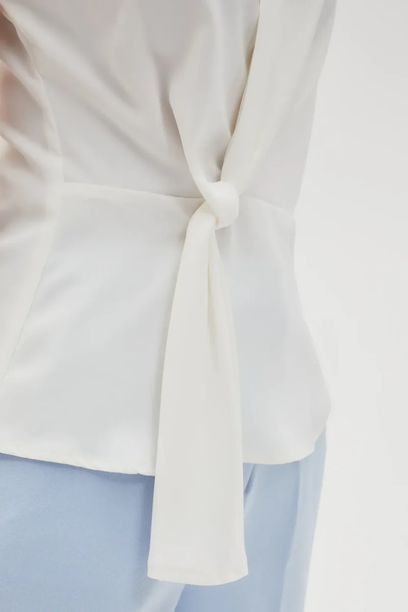 WOMEN'S SHIRT L-KO-4605 OFF WHITE - Imagen 9