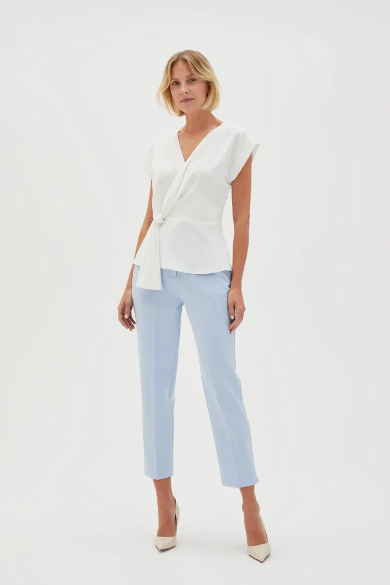 WOMEN'S SHIRT L-KO-4605 OFF WHITE - Imagen 3