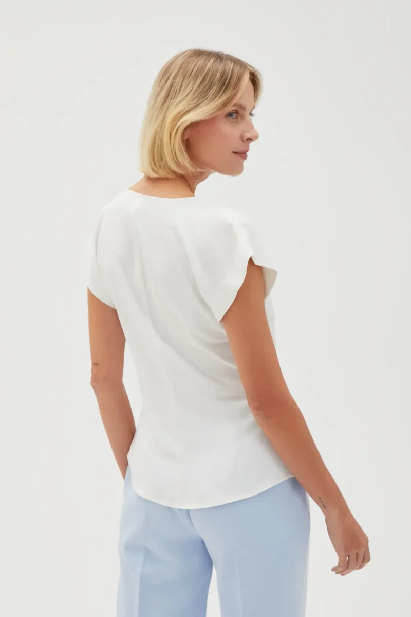 WOMEN'S SHIRT L-KO-4605 OFF WHITE - Imagen 11