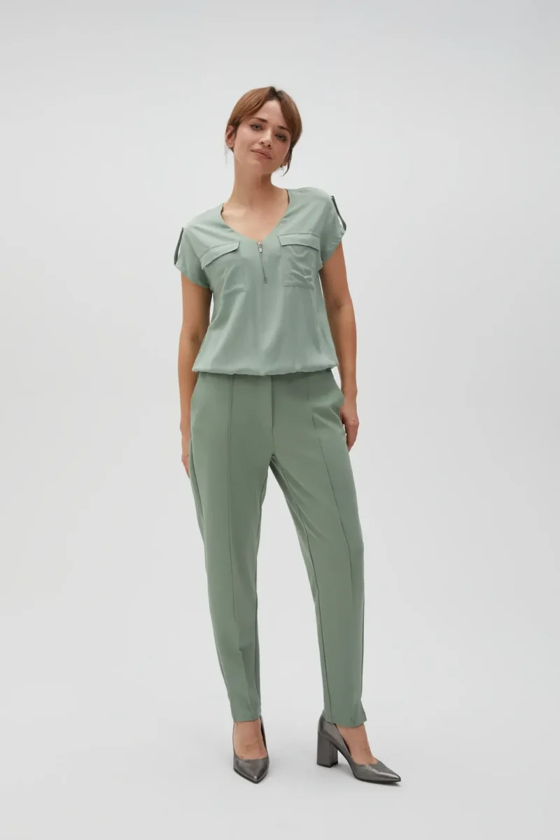 WOMEN'S SHIRT L-KO-4606 OLIVE - Imagen 10