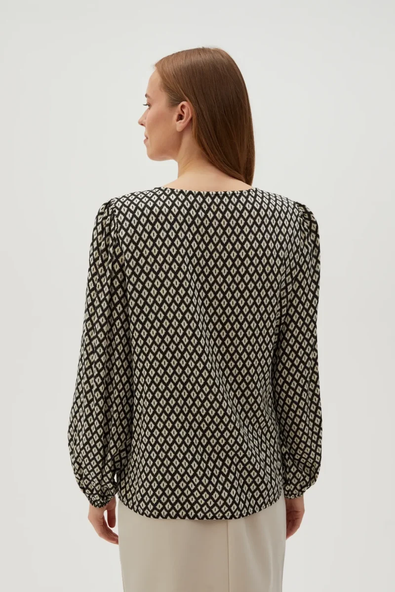 WOMEN'S SHIRT L-KO-4607 BLACK - Imagen 11