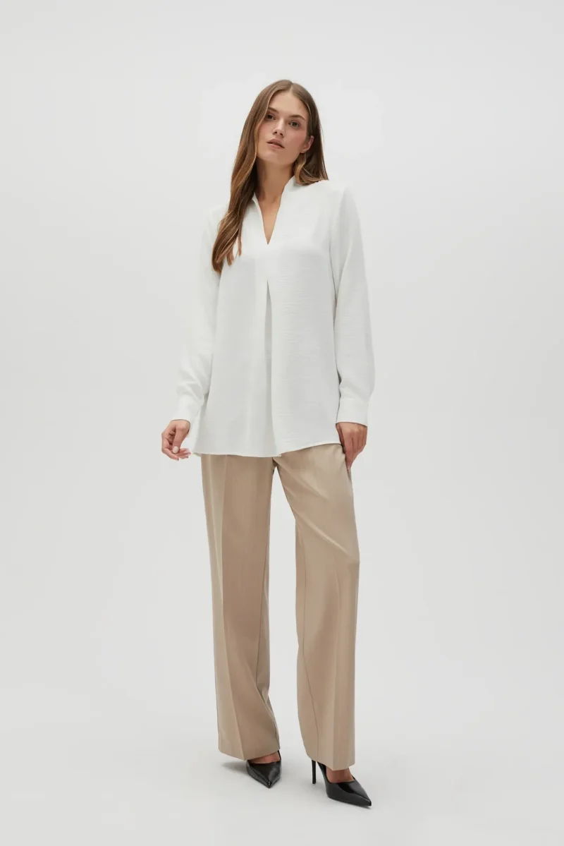 WOMEN'S SHIRT L-KO-4608 OFF WHITE - Imagen 5