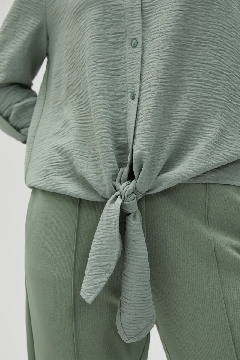 WOMEN'S SHIRT L-KO-4609 OLIVE - Imagen 9