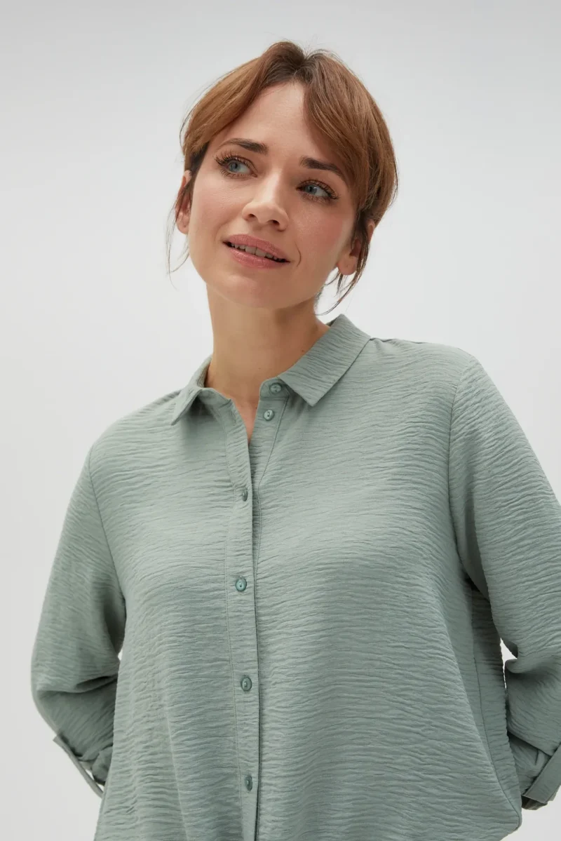 WOMEN'S SHIRT L-KO-4609 OLIVE - Imagen 11