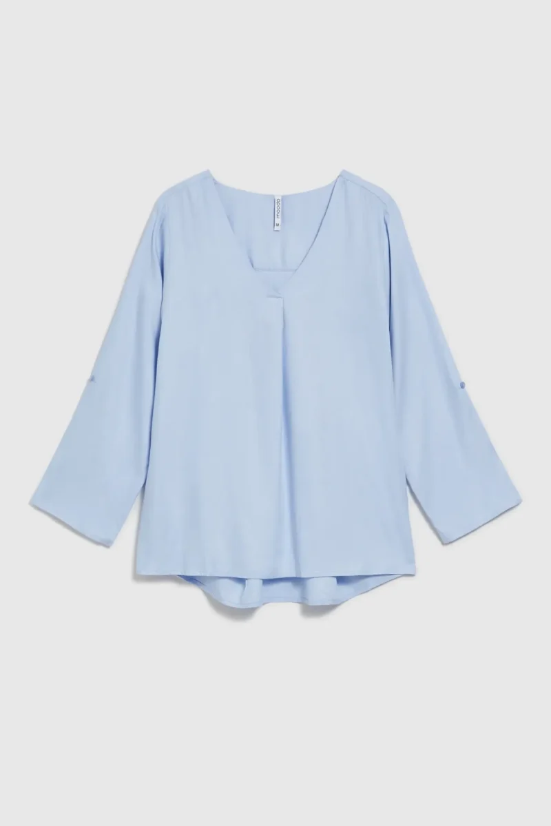 WOMEN'S SHIRT L-KO-4612 L.BLUE - Imagen 6