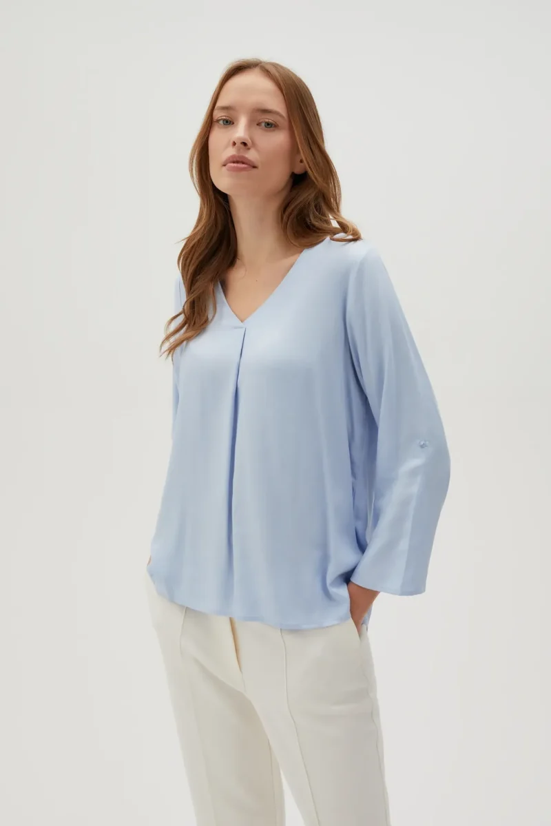 WOMEN'S SHIRT L-KO-4612 L.BLUE - Imagen 2