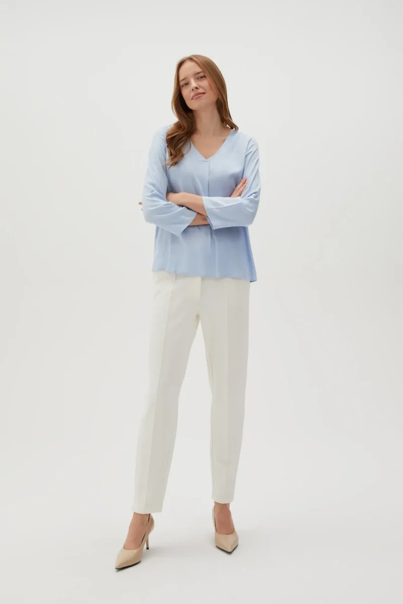WOMEN'S SHIRT L-KO-4612 L.BLUE - Imagen 11
