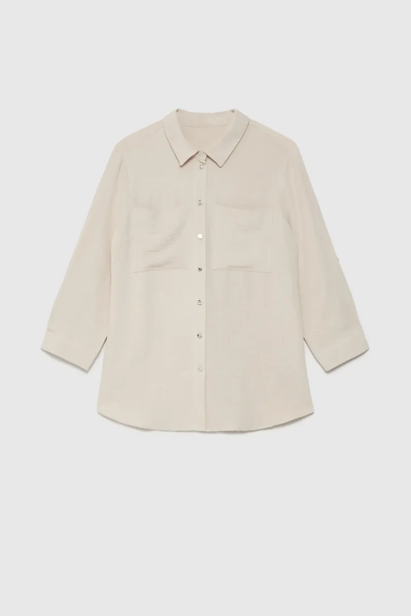 WOMEN'S SHIRT L-KO-4613 L.BEIGE - Imagen 11