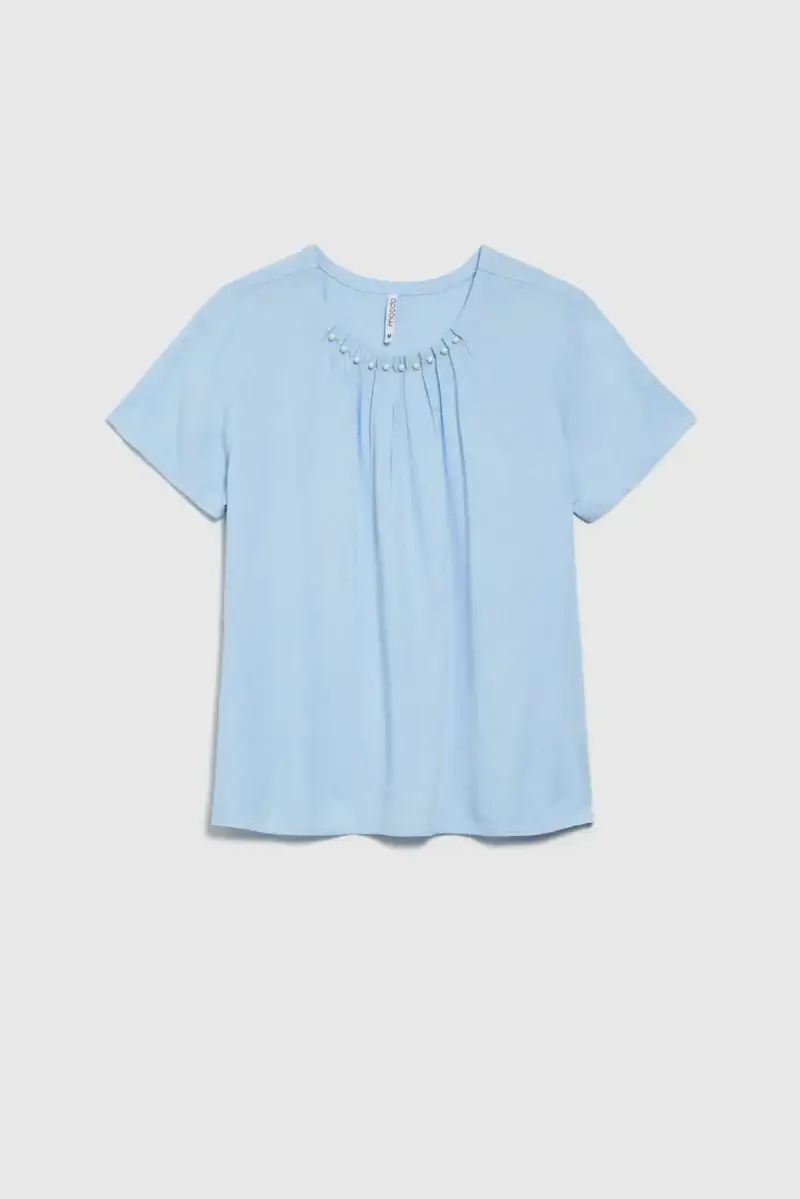 WOMEN'S SHIRT L-KO-4616 L.BLUE - Imagen 11