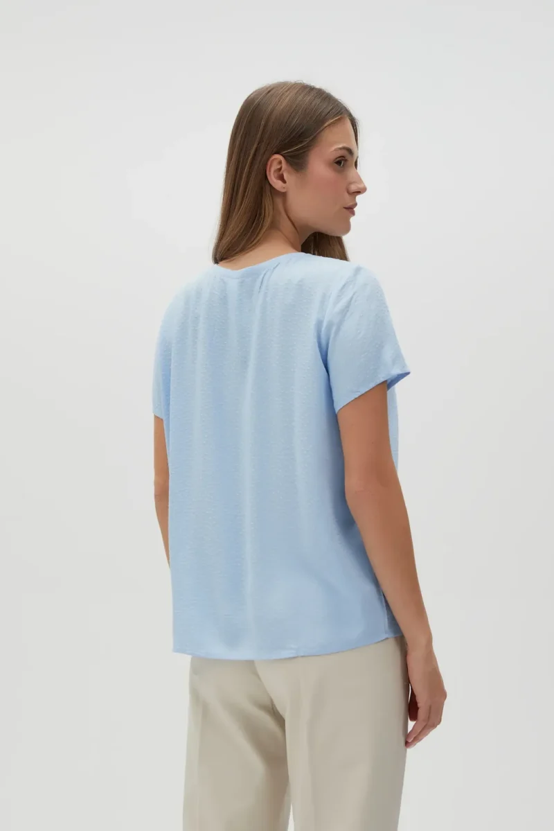 WOMEN'S SHIRT L-KO-4616 L.BLUE - Imagen 4