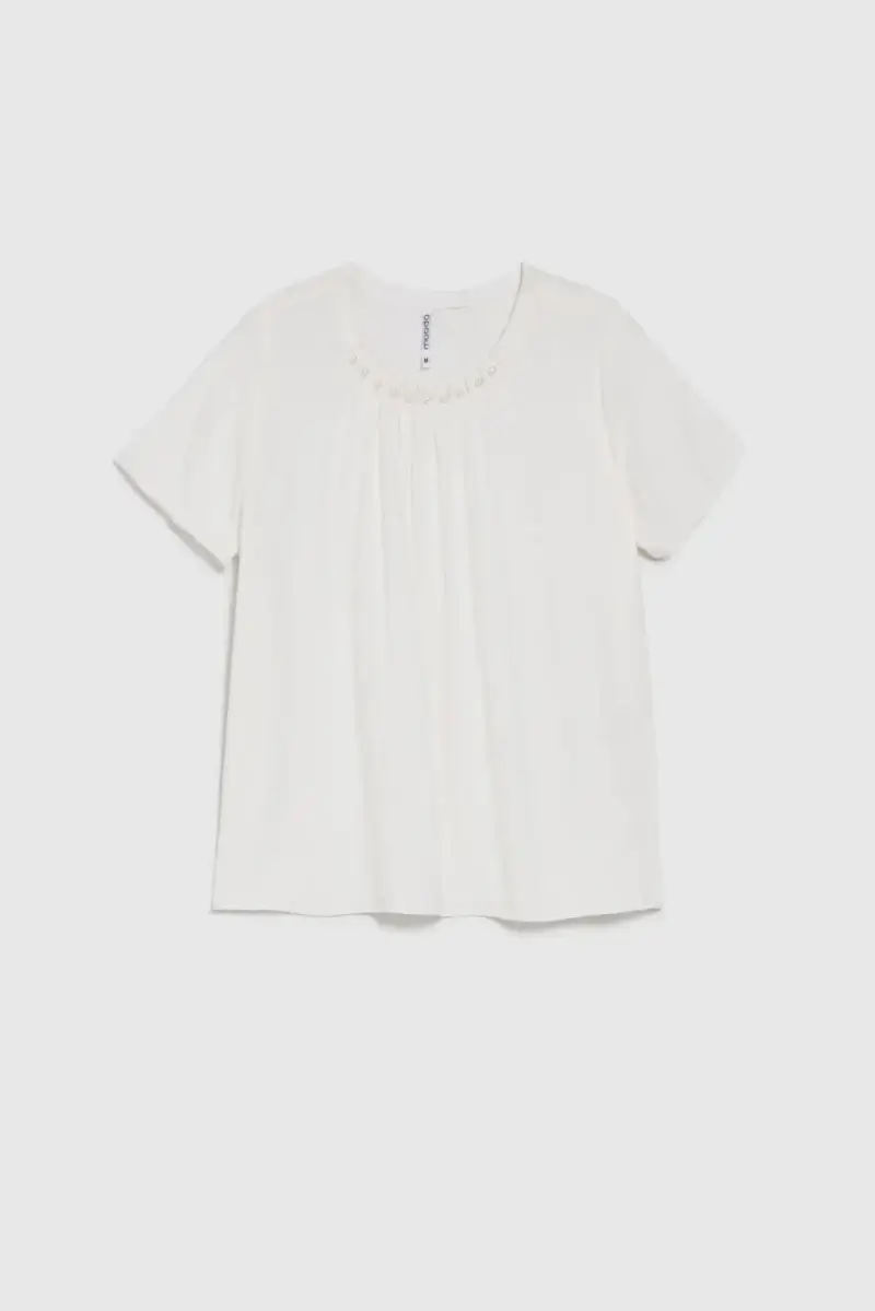WOMEN'S SHIRT L-KO-4616 OFF WHITE - Imagen 13