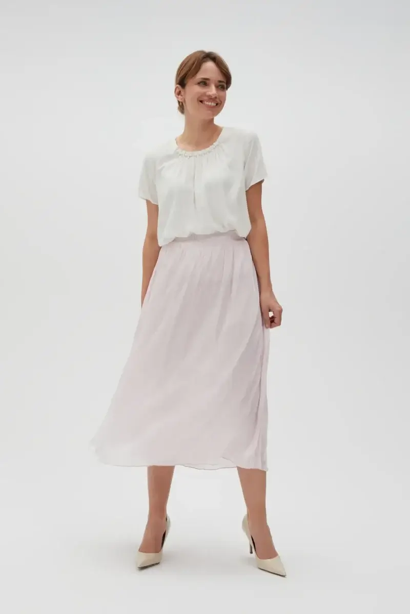 WOMEN'S SHIRT L-KO-4616 OFF WHITE - Imagen 4