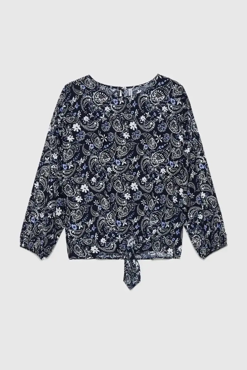 WOMEN'S SHIRT L-KO-4617 NAVY - Imagen 13