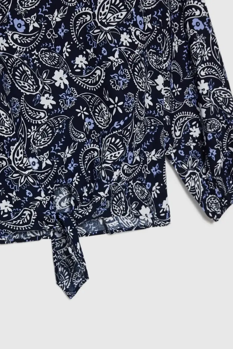 WOMEN'S SHIRT L-KO-4617 NAVY - Imagen 14