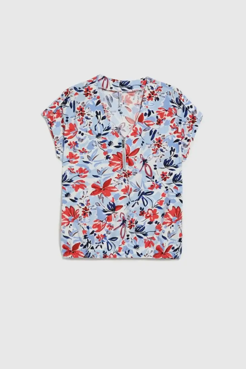 WOMEN'S SHIRT L-KO-4618 BLUE - Imagen 13