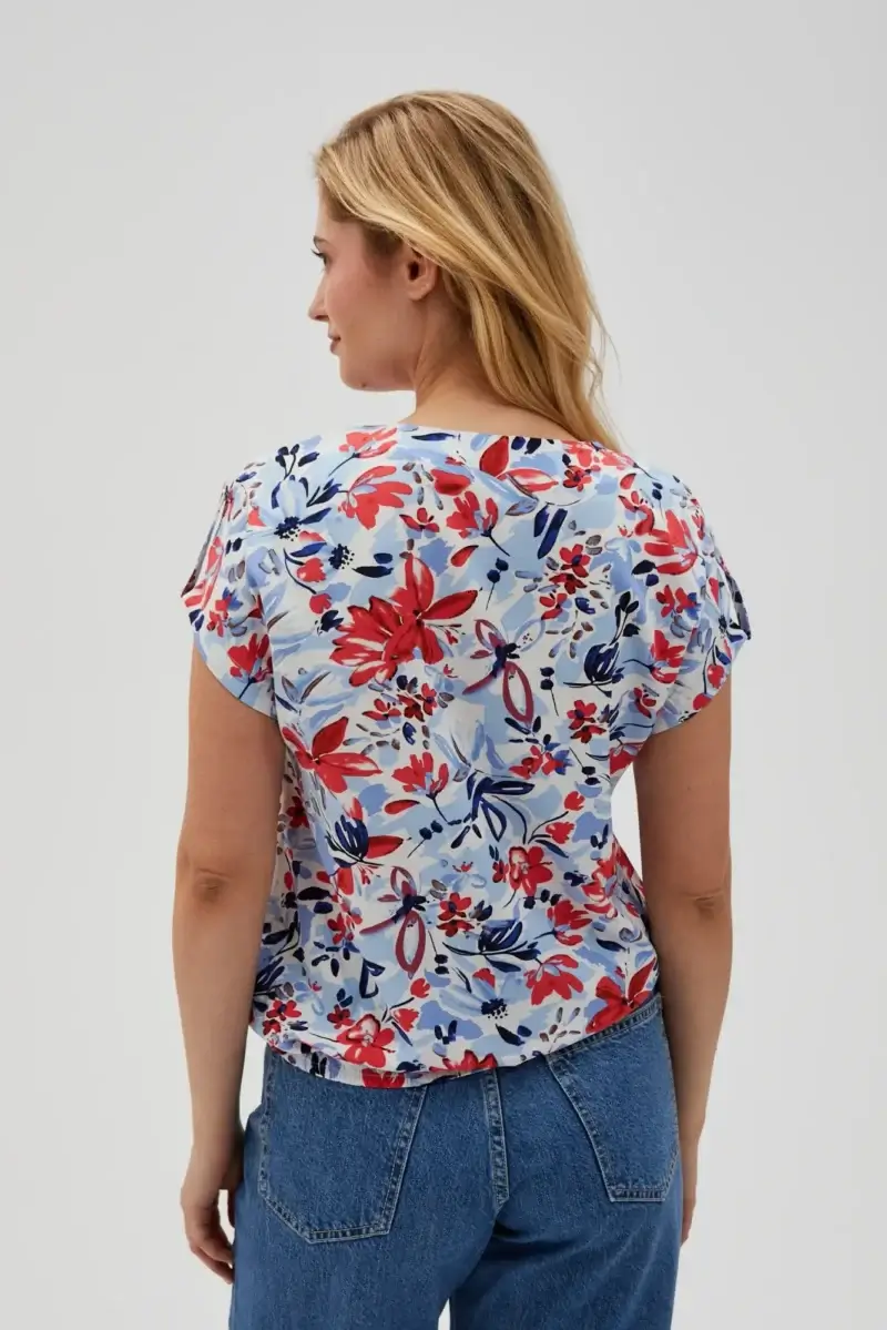 WOMEN'S SHIRT L-KO-4618 BLUE - Imagen 7