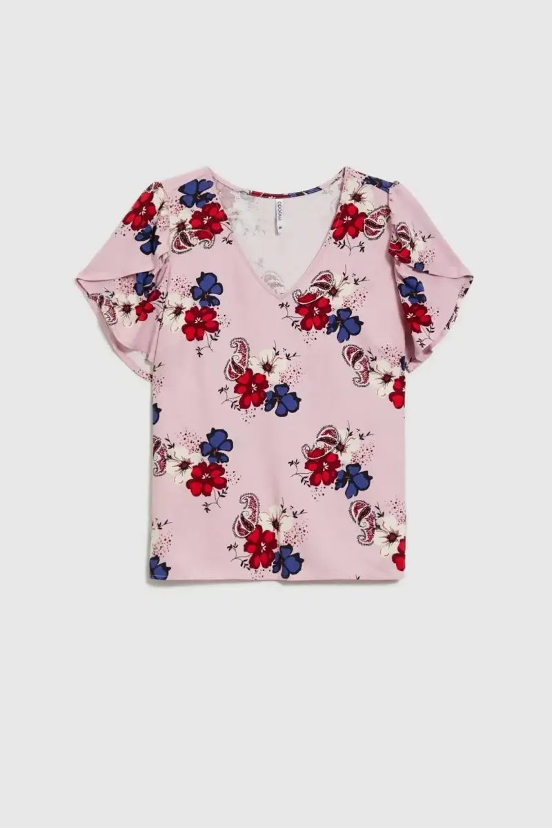 WOMEN'S SHIRT L-KO-4622 PINK - Imagen 12