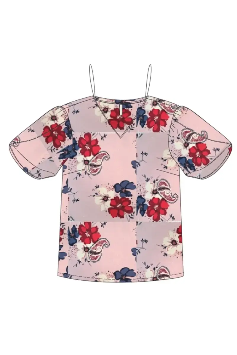 WOMEN'S SHIRT L-KO-4622 PINK - Imagen 2
