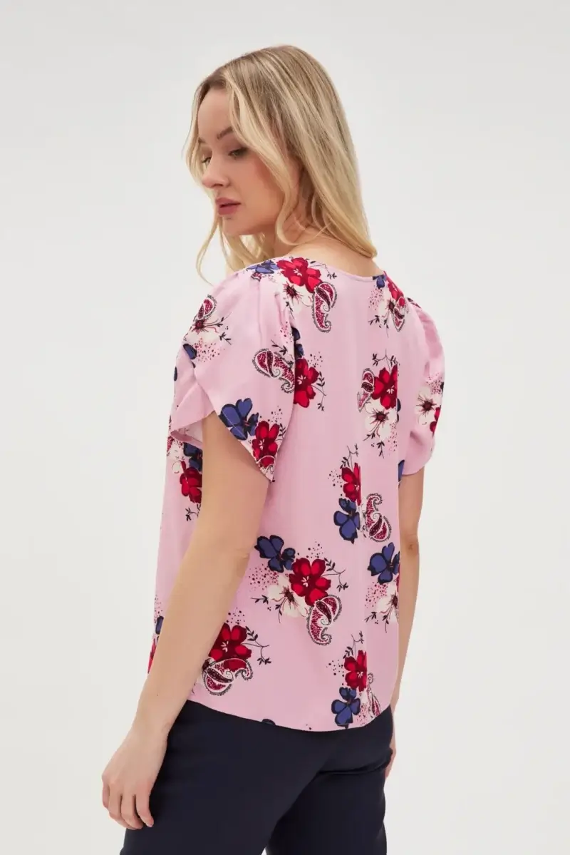 WOMEN'S SHIRT L-KO-4622 PINK - Imagen 4