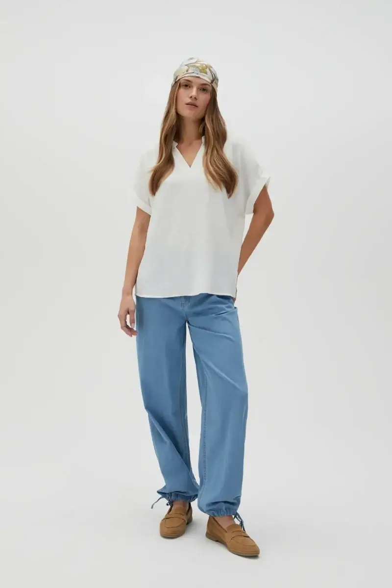 WOMEN'S SHIRT L-KO-4623 OFF WHITE - Imagen 8