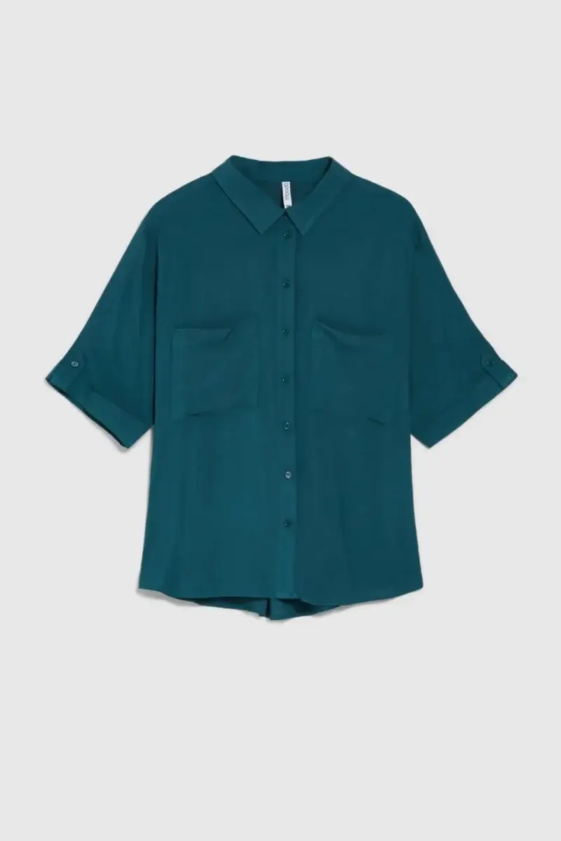 WOMEN'S SHIRT L-KO-4624 D.GREEN - Imagen 13