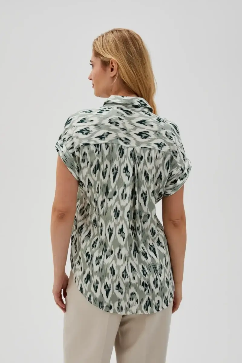 WOMEN'S SHIRT L-KO-4625 OLIVE - Imagen 11
