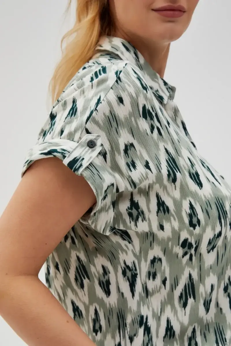WOMEN'S SHIRT L-KO-4625 OLIVE - Imagen 12