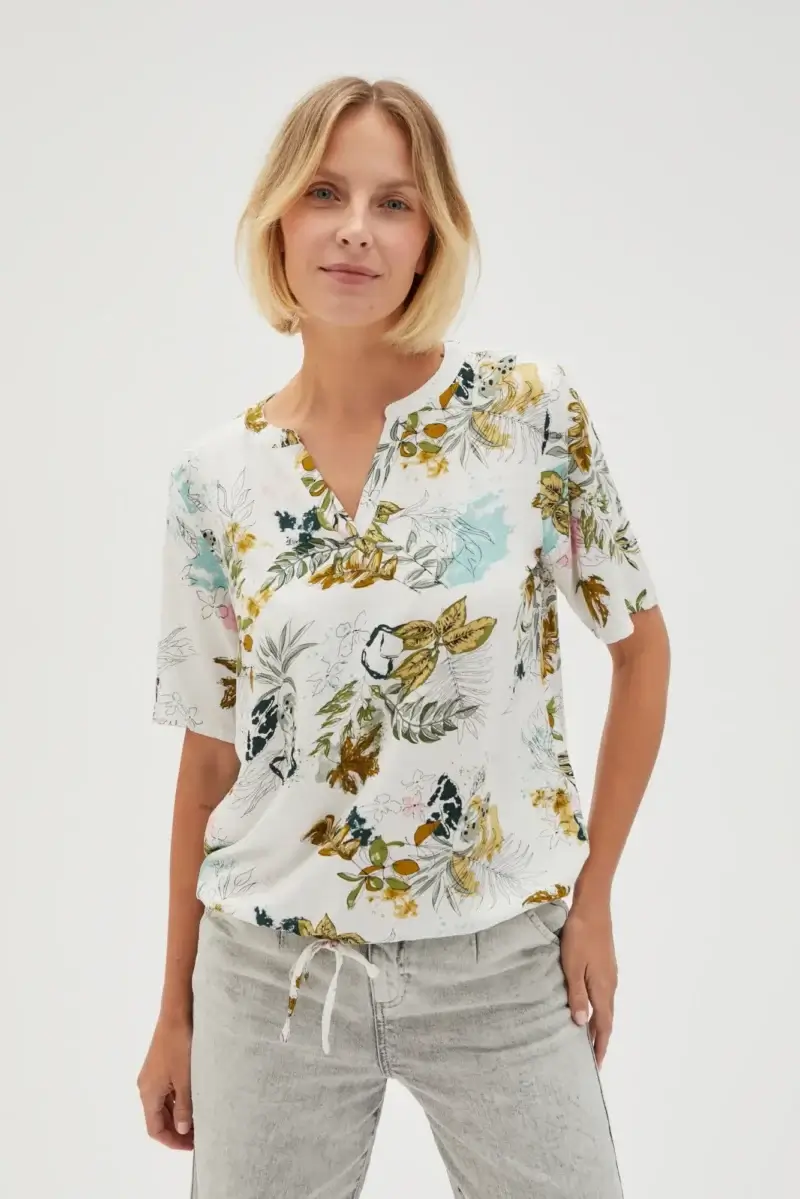 WOMEN'S SHIRT L-KO-4627 OFF WHITE - Imagen 8
