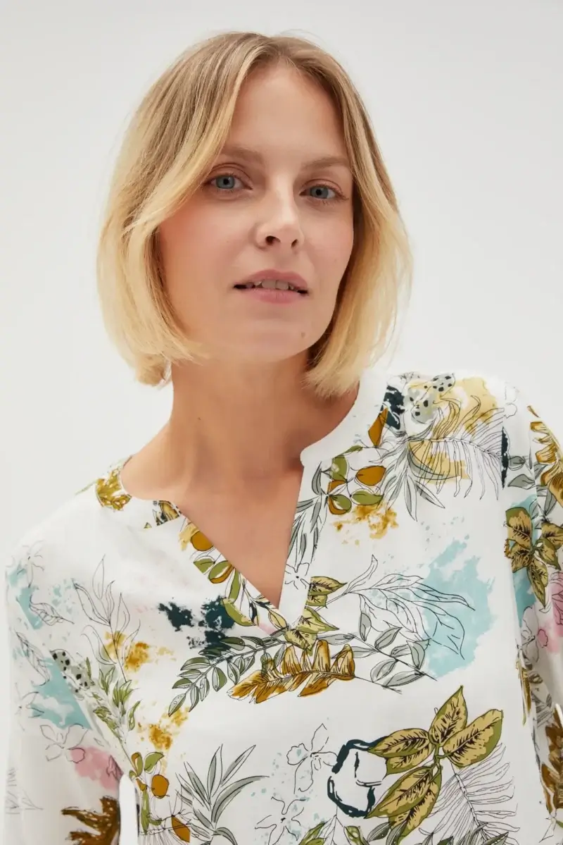 WOMEN'S SHIRT L-KO-4627 OFF WHITE - Imagen 9