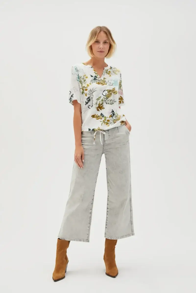 WOMEN'S SHIRT L-KO-4627 OFF WHITE - Imagen 5