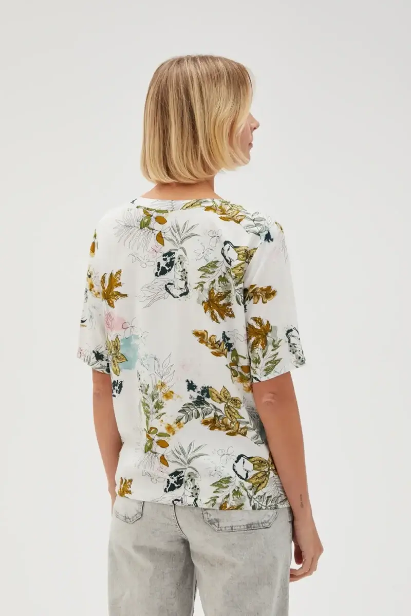 WOMEN'S SHIRT L-KO-4627 OFF WHITE - Imagen 6