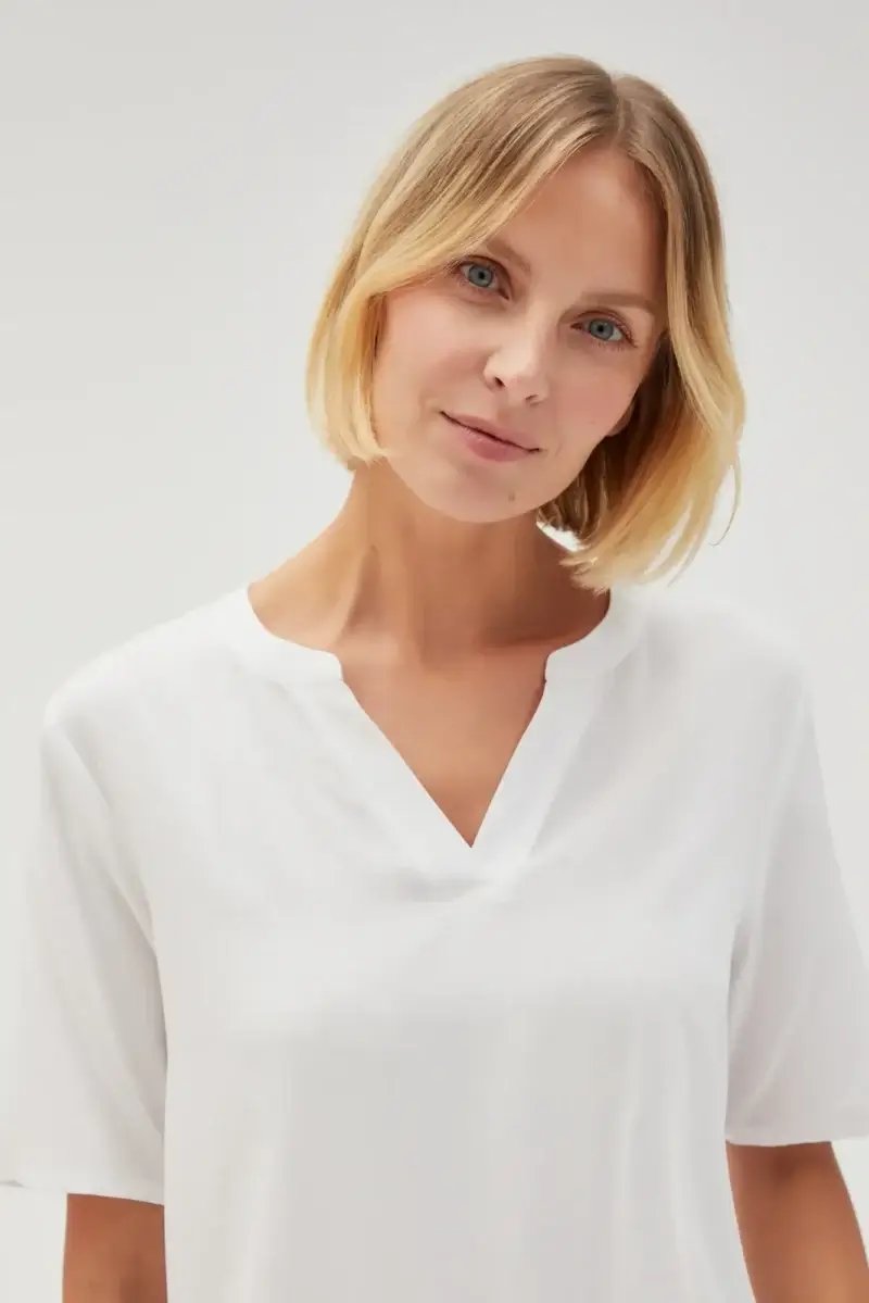 WOMEN'S SHIRT L-KO-4627 WHITE - Imagen 9