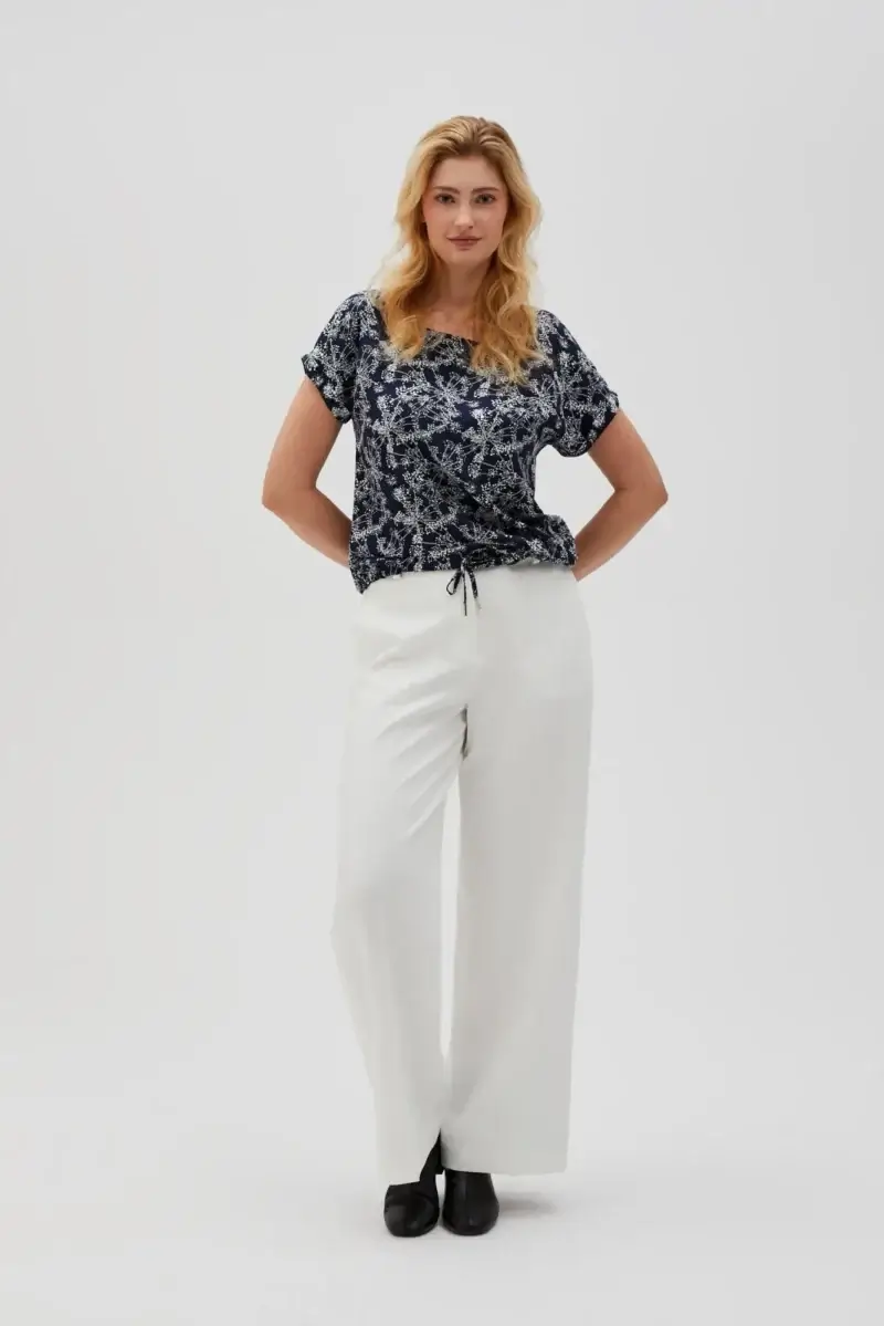 WOMEN'S SHIRT L-KO-4628 NAVY - Imagen 9