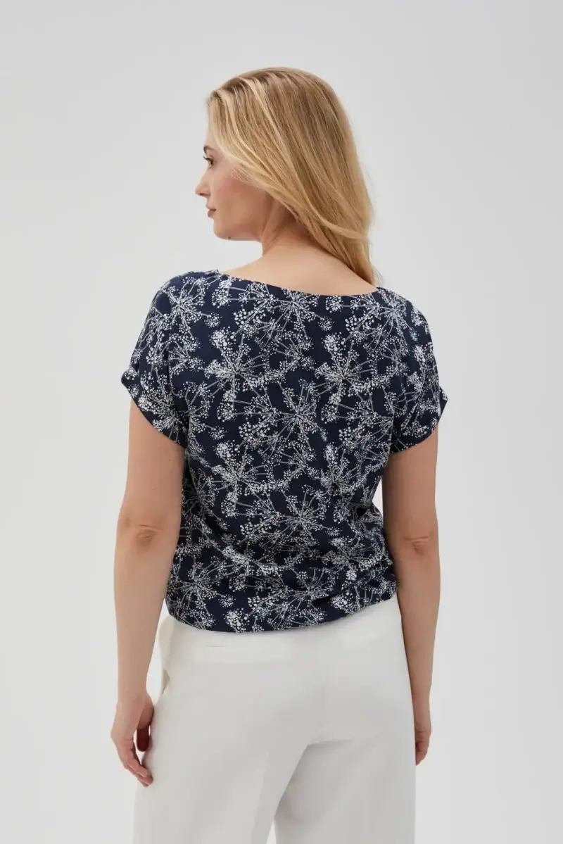 WOMEN'S SHIRT L-KO-4628 NAVY - Imagen 11