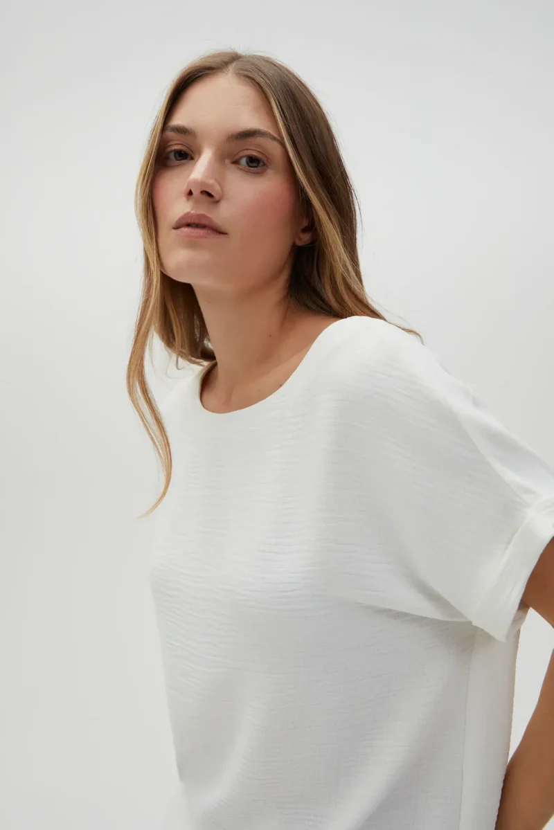 WOMEN'S SHIRT L-KO-4629 OFF WHITE - Imagen 8