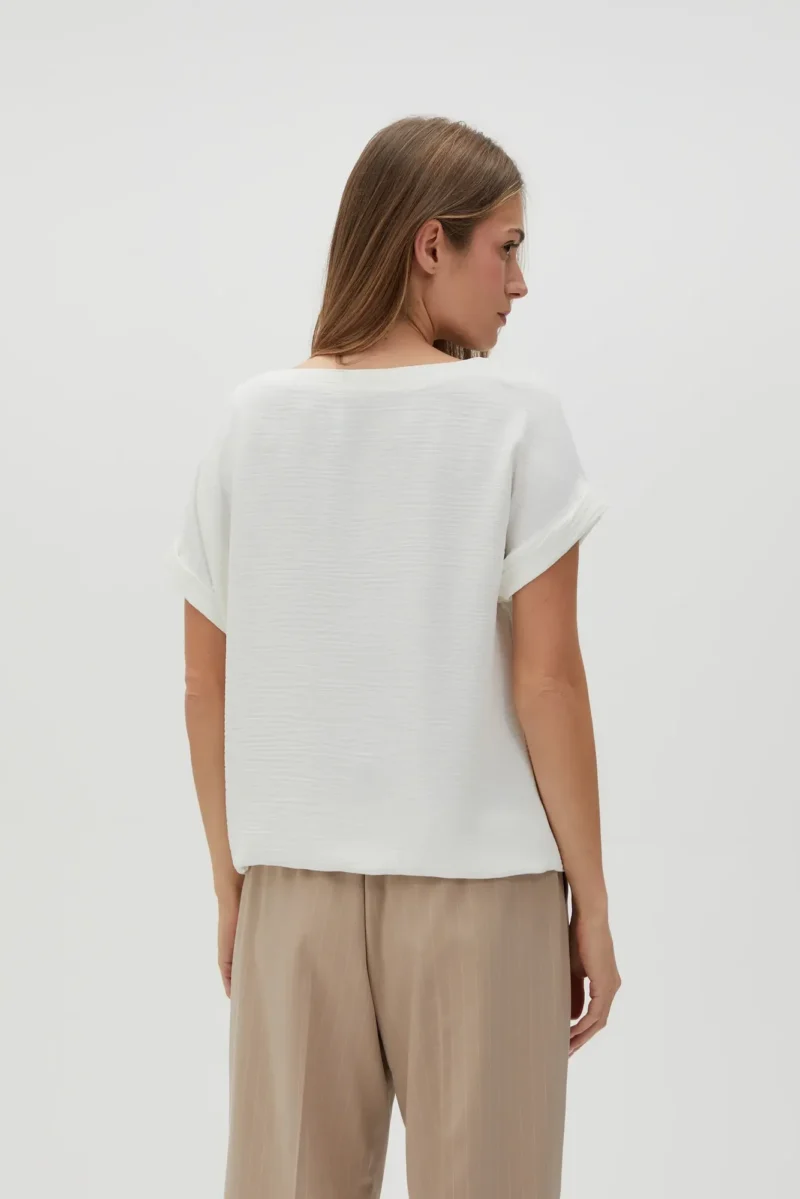 WOMEN'S SHIRT L-KO-4629 OFF WHITE - Imagen 4