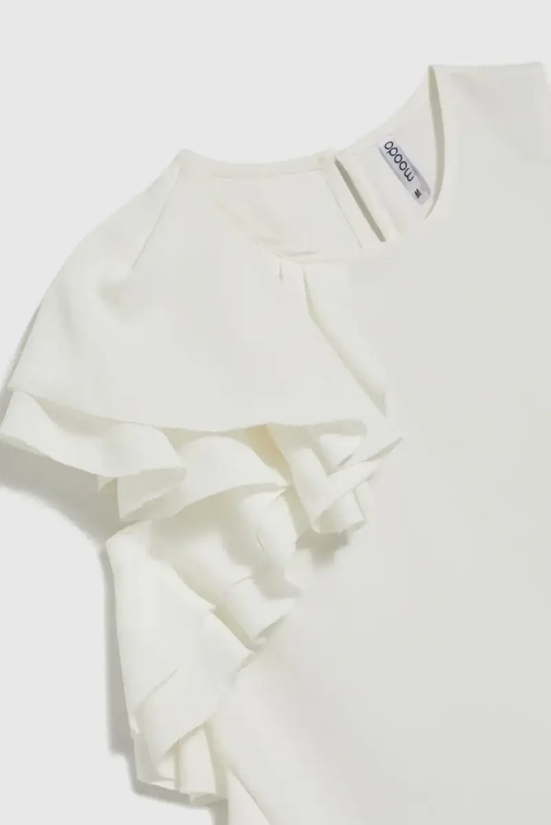 WOMEN'S SHIRT L-KO-4632 OFF WHITE - Imagen 14