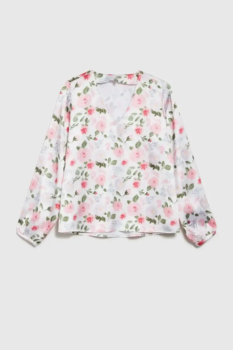 WOMEN'S SHIRT L-KO-4633 OFF WHITE - Imagen 5