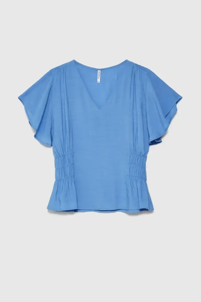 WOMEN'S SHIRT L-KO-4635 BLUE - Imagen 2