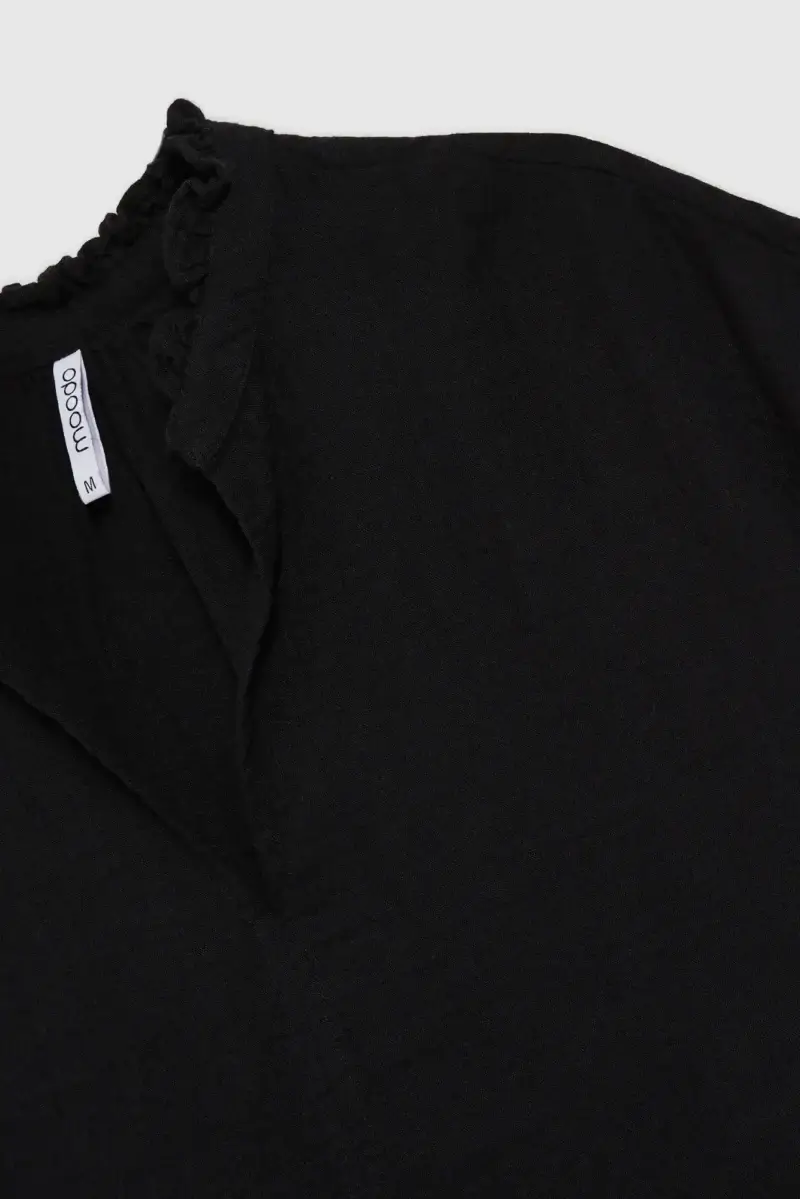 WOMEN'S SHIRT L-KO-4637 BLACK - Imagen 5
